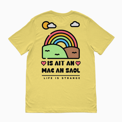Eirin Apparel Women's T-Shirt Women's 'Life Is Strange' Gaelic T-Shirt (Back Print)