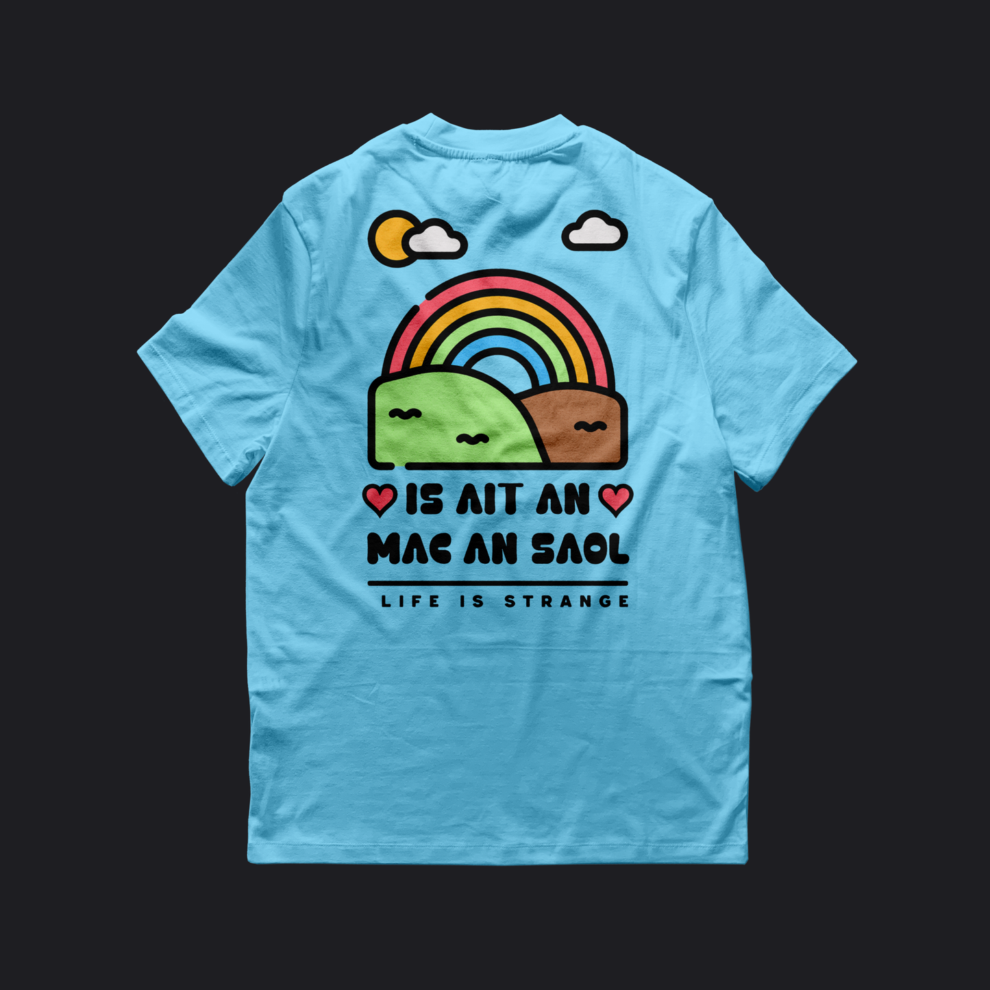 Eirin Apparel Women's T-Shirt Women's 'Life Is Strange' Gaelic T-Shirt (Back Print)