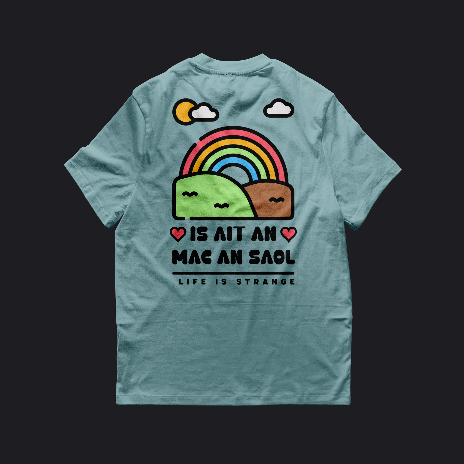 Eirin Apparel Women's T-Shirt Women's 'Life Is Strange' Gaelic T-Shirt (Back Print)