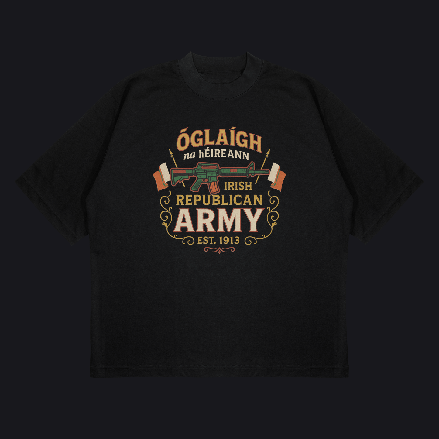Eirin Apparel Women's T-Shirt Women's Óglaigh na hÉireann Est. 1919 Oversized T-Shirt