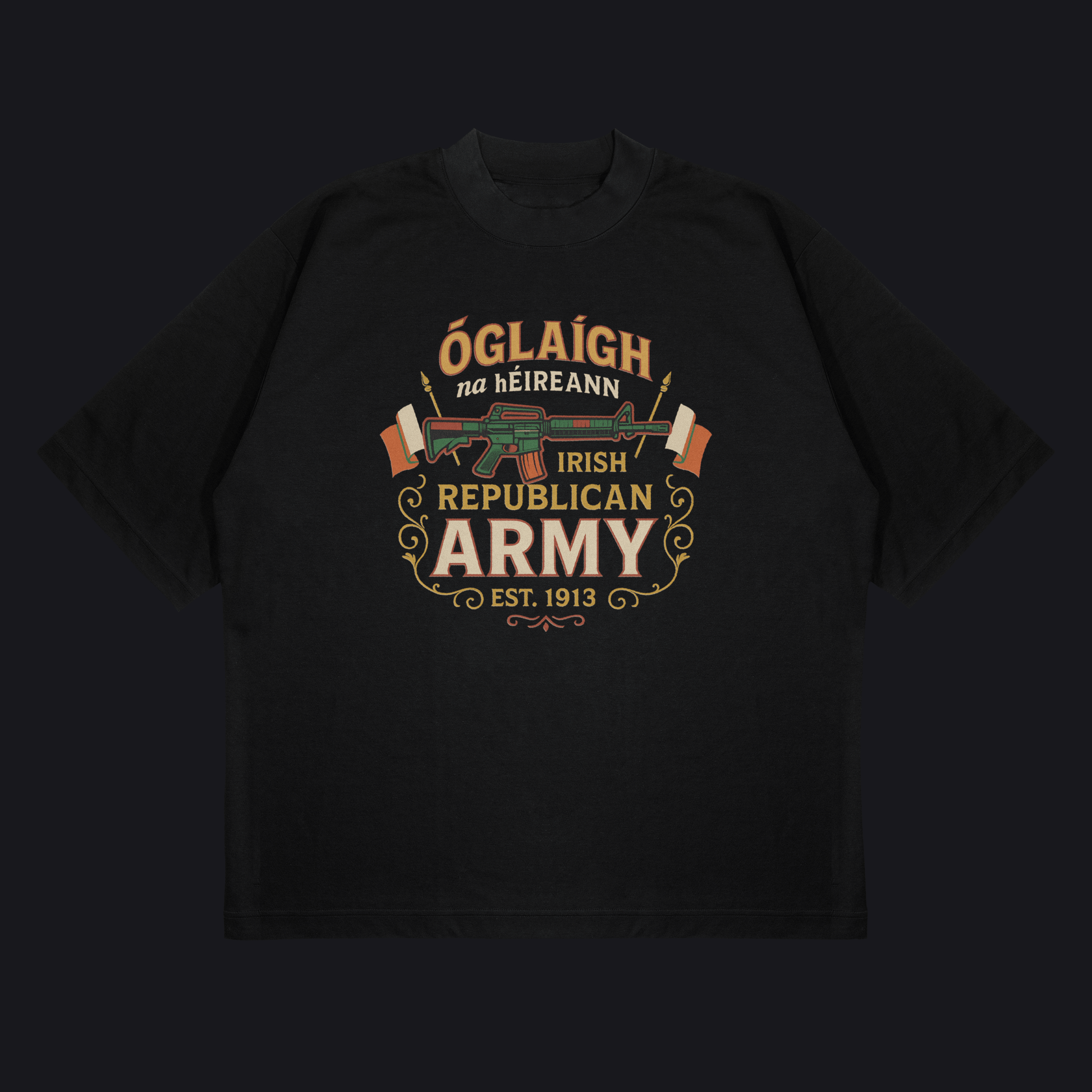 Eirin Apparel Women's T-Shirt Women's Óglaigh na hÉireann Est. 1919 Oversized T-Shirt