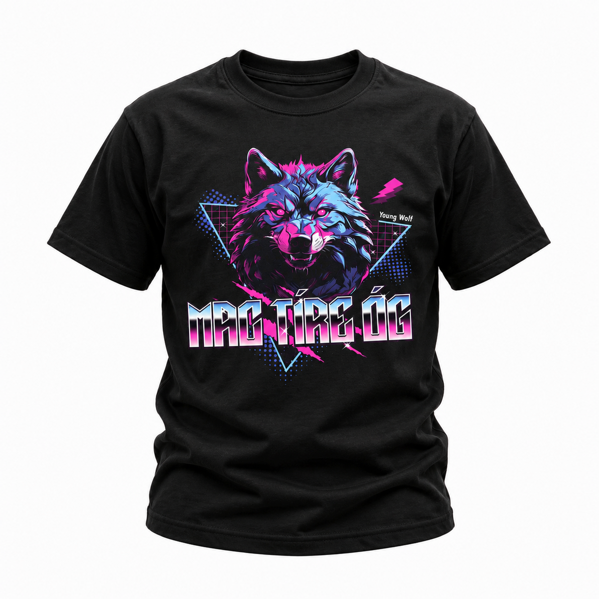 Eirin Apparel Youth T-Shirt Black / XS (5-6) Youth 'Young Wolf' T-Shirt (5yrs - 14yrs)