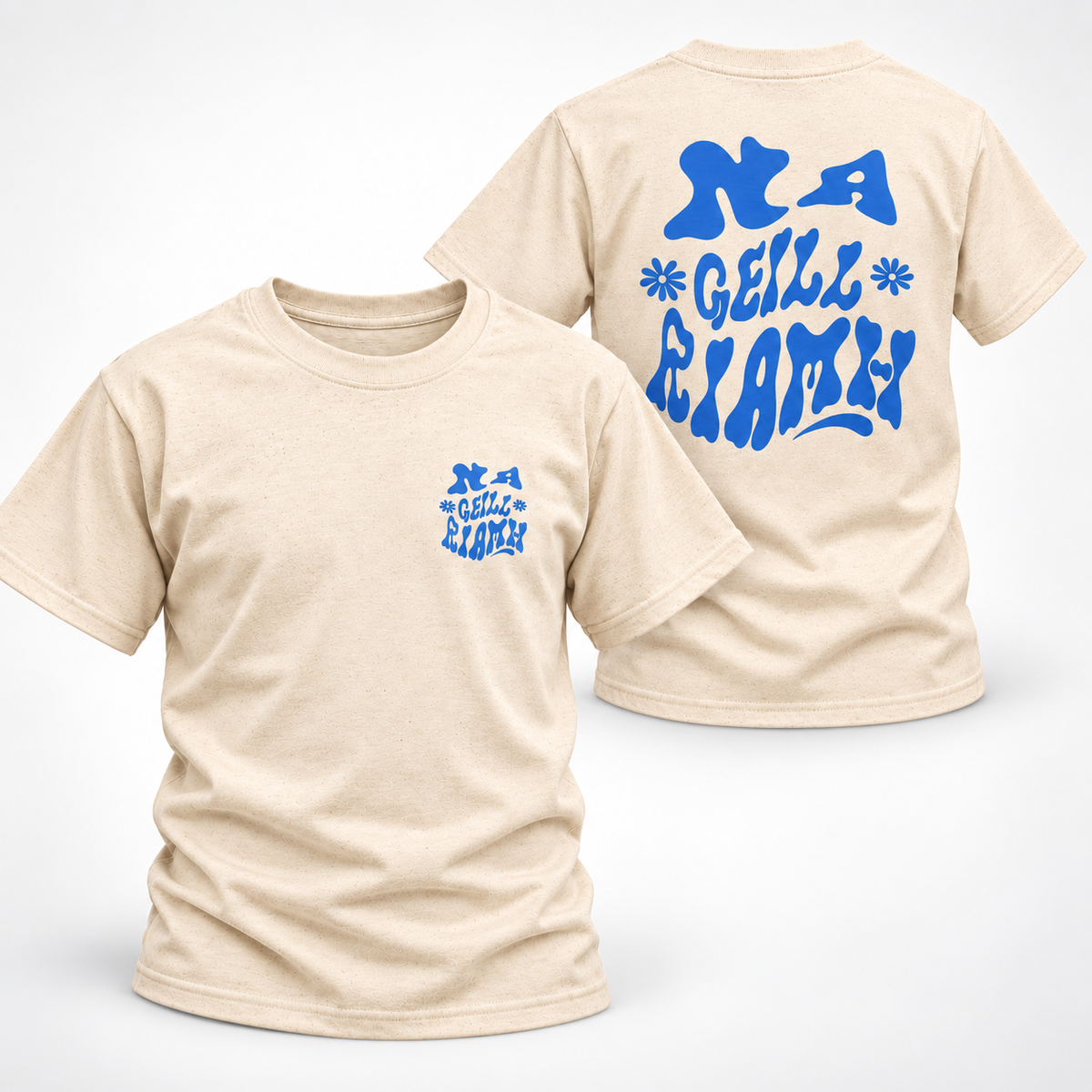 Eirin Apparel Youth T-Shirt Natural / XS (5-6) Youth 'Never Give Up' T-Shirt (5yrs - 14yrs)