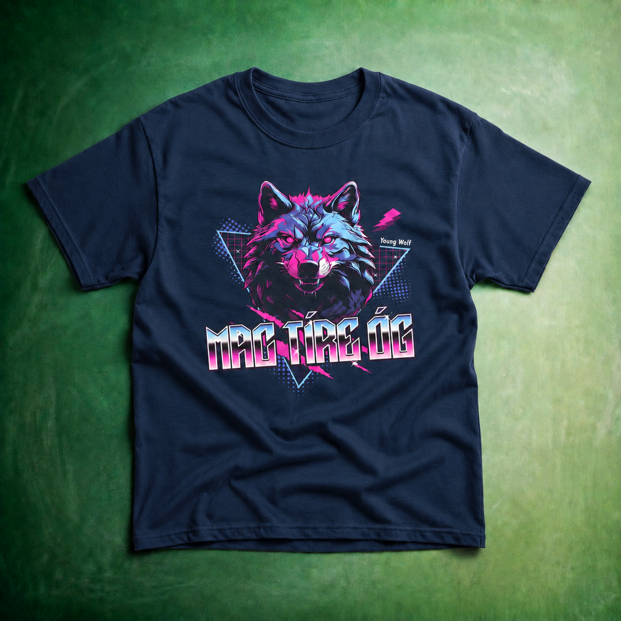 Eirin Apparel Youth T-Shirt Navy / XS (5-6) Youth 'Young Wolf' T-Shirt (5yrs - 14yrs)