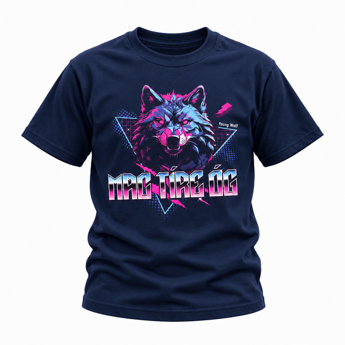 Eirin Apparel Youth T-Shirt Navy / XS (5-6) Youth 'Young Wolf' T-Shirt (5yrs - 14yrs)