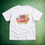 Eirin Apparel Youth T-Shirt White / XS (5-6) Youth 'Irish Heart' Claddagh T-Shirt