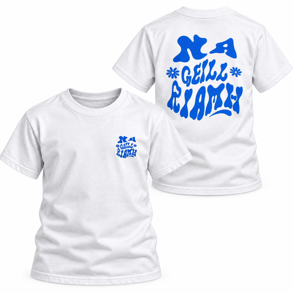 Eirin Apparel Youth T-Shirt White / XS (5-6) Youth 'Never Give Up' T-Shirt (5yrs - 14yrs)