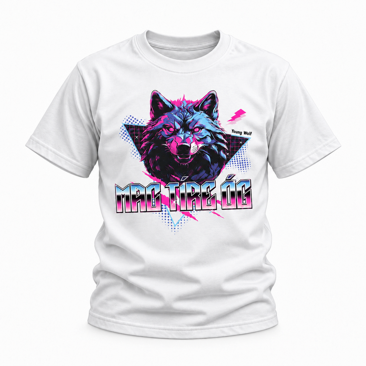 Eirin Apparel Youth T-Shirt White / XS (5-6) Youth 'Young Wolf' T-Shirt (5yrs - 14yrs)