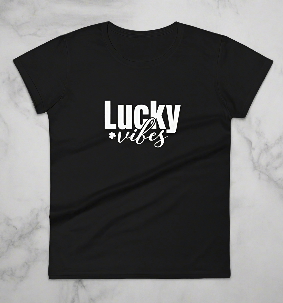 eirin. irish-streetwear Black / S Women's Lucky Vibes T-Shirt