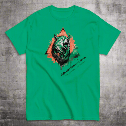 eirin. irish-streetwear Irish Green / S Men's Warrior Wolf T-Shirt