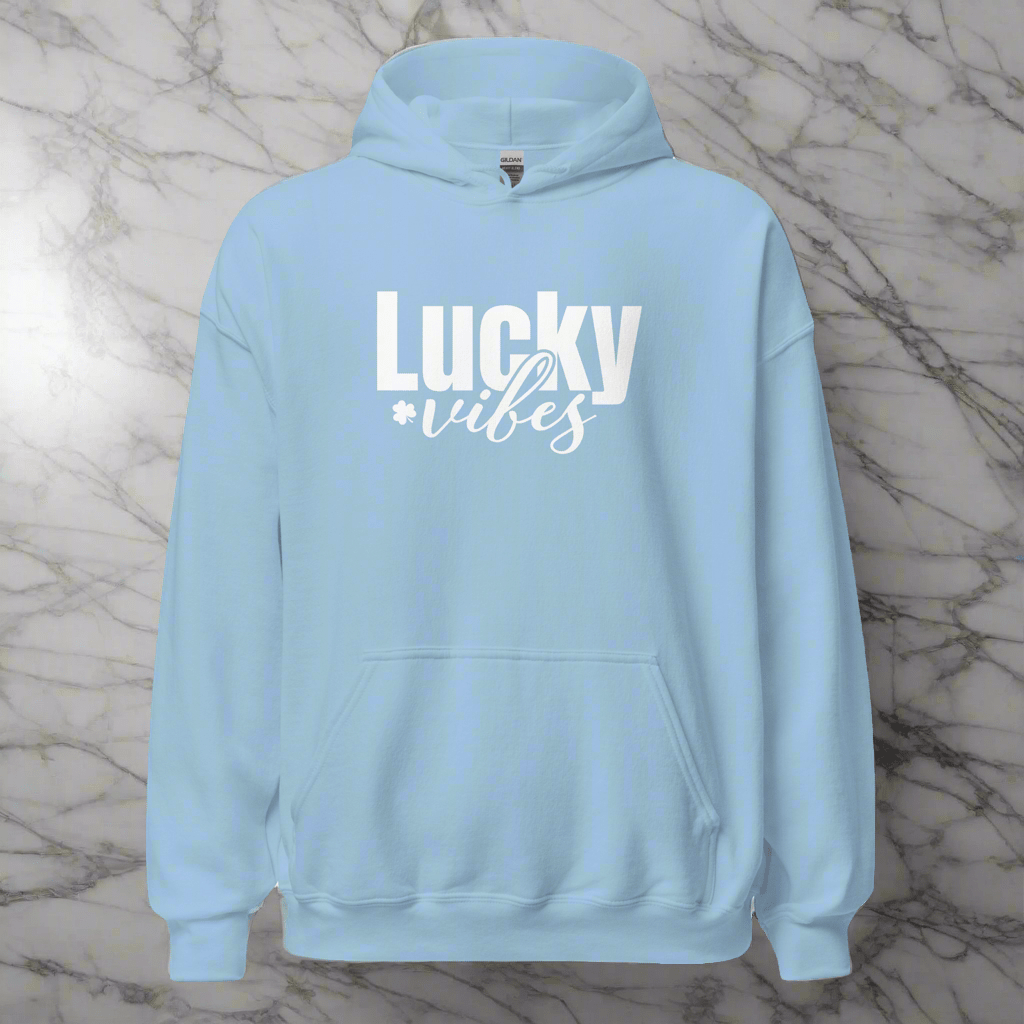 eirin. irish-streetwear Light Blue / S Women's Lucky Vibes Hoodie