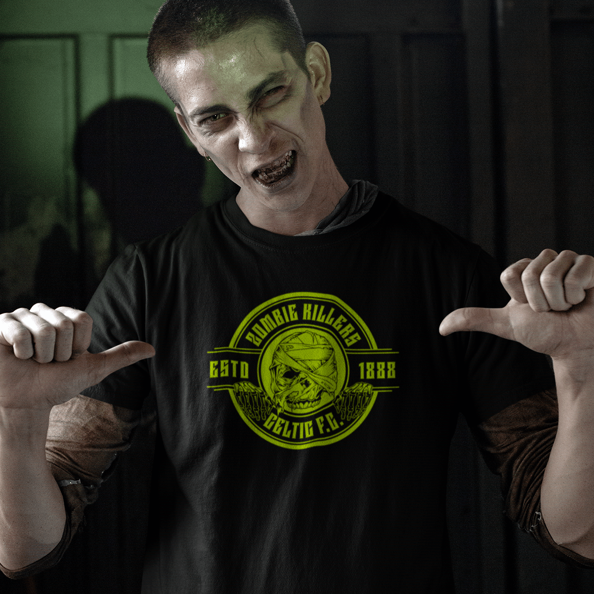 eirin. irish-streetwear Men's Celtic Zombie Killers 1888 T-Shirt