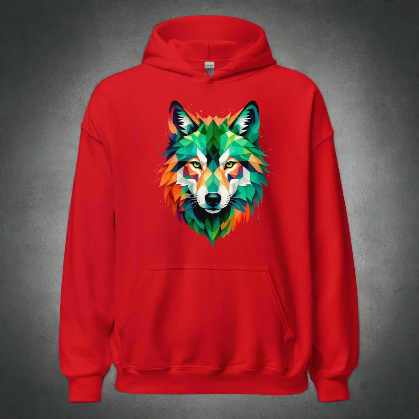 eirin. irish-streetwear Red / S Men's Celtic Canine Hoodie