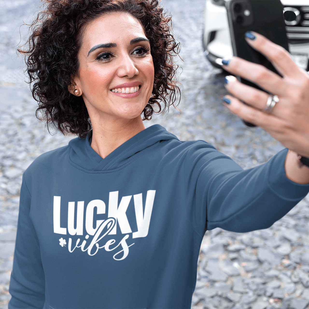 eirin. irish-streetwear Women's Lucky Vibes Hoodie