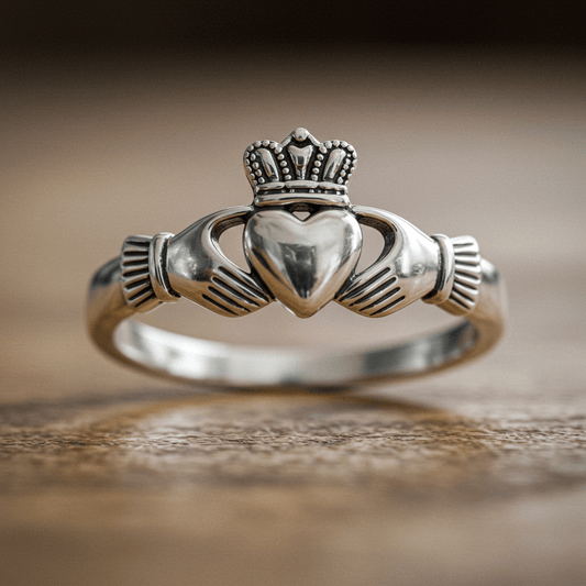 Women's 'Truehold' Silver Claddagh Ring